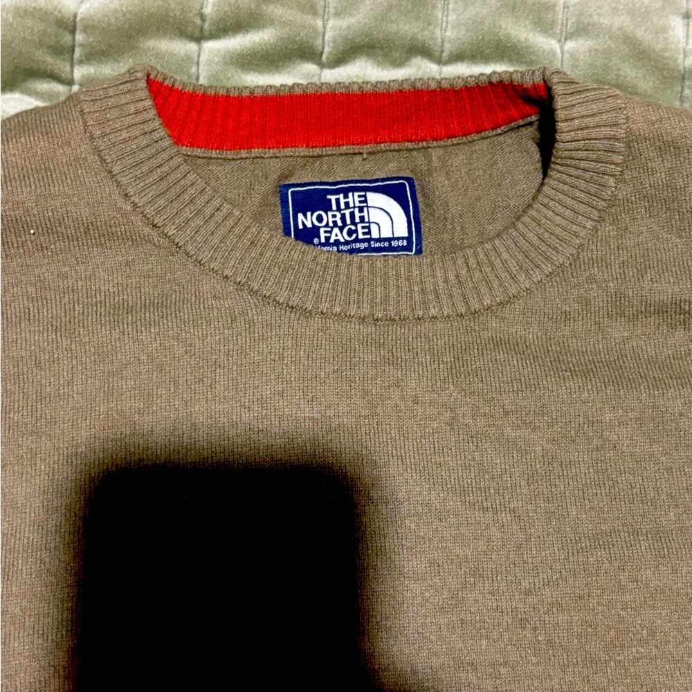XL green North face Sweater